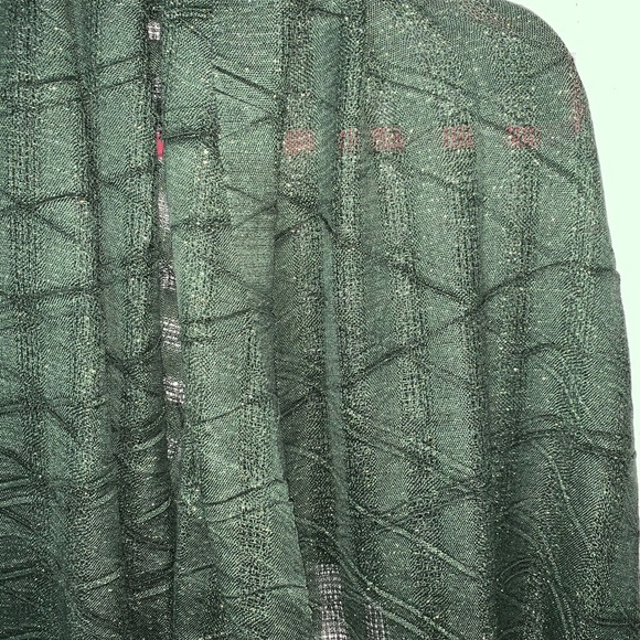 Cejon Christmas Holiday Green Shimmer Scarf Wrap - Picture 4 of 4